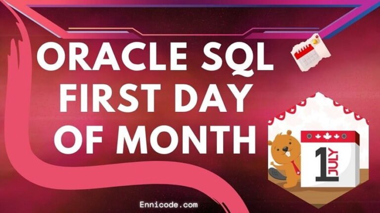 oracle sql previous month first day